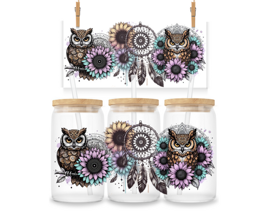 Gobelet - Hibou Mandala