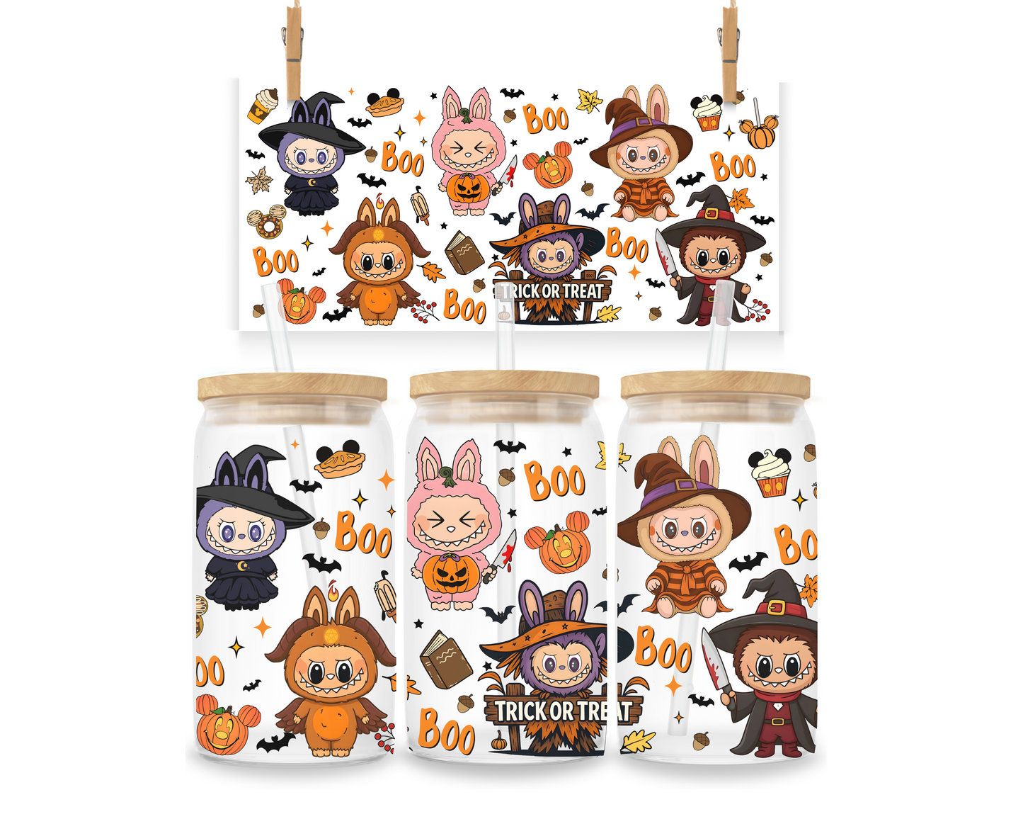 Gobelet - Halloween - Labubu 1