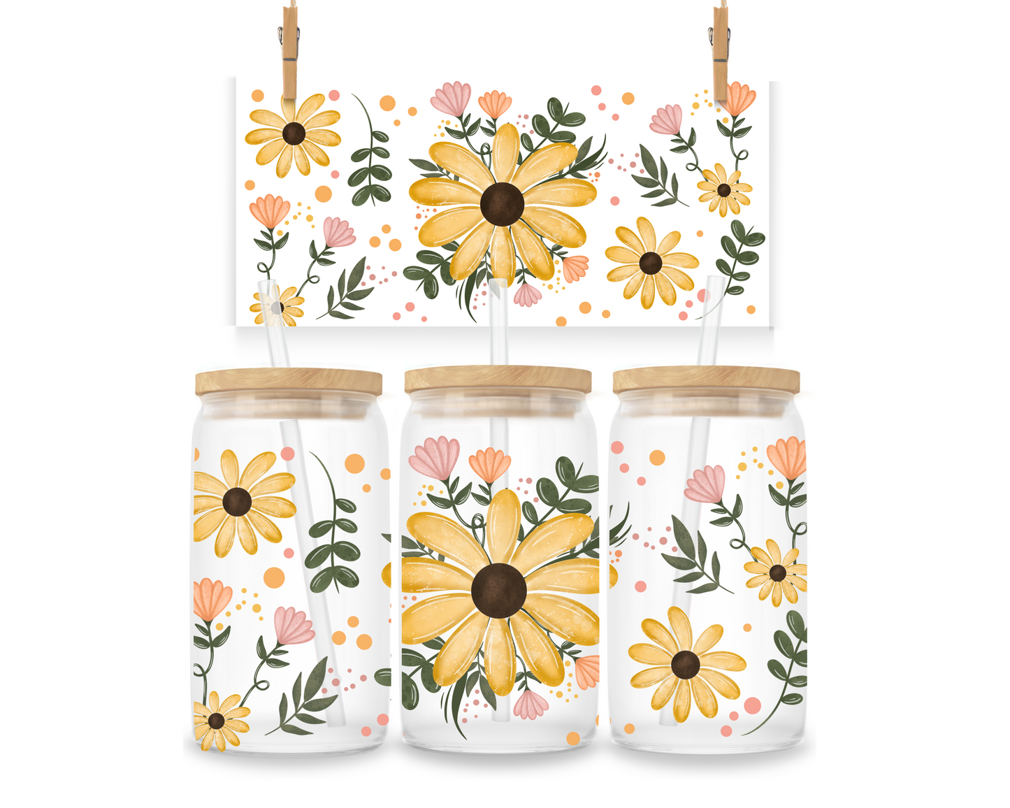 Gobelet - Halloween - Fleurs du printemps