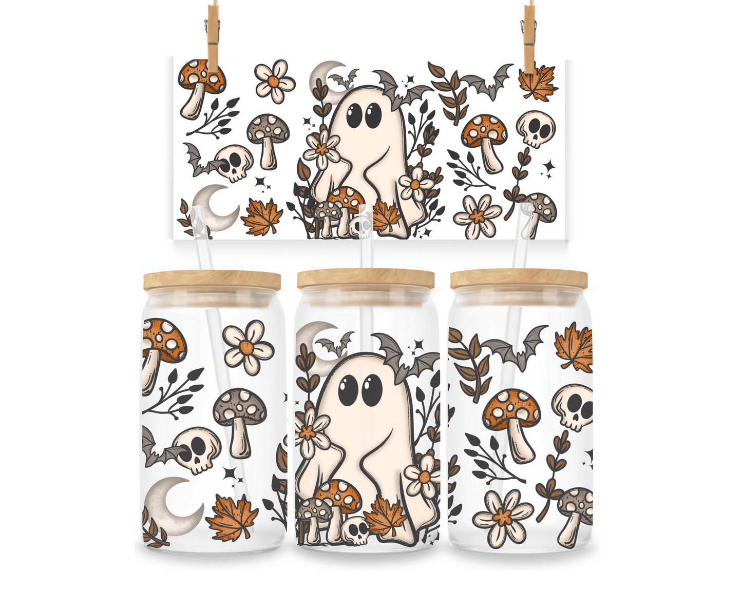 Gobelet - Halloween - Fantôme de la forêt