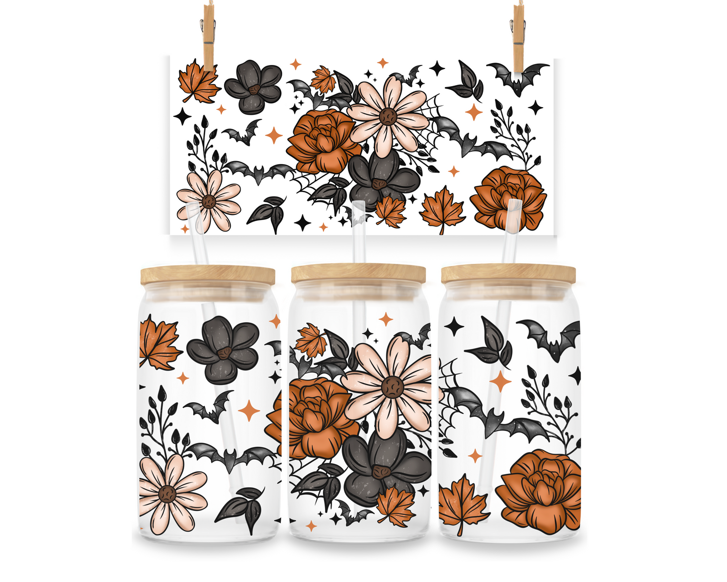 Gobelet - Halloween - Tons neutres