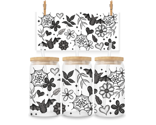 Gobelet - Halloween - Noir et blanc