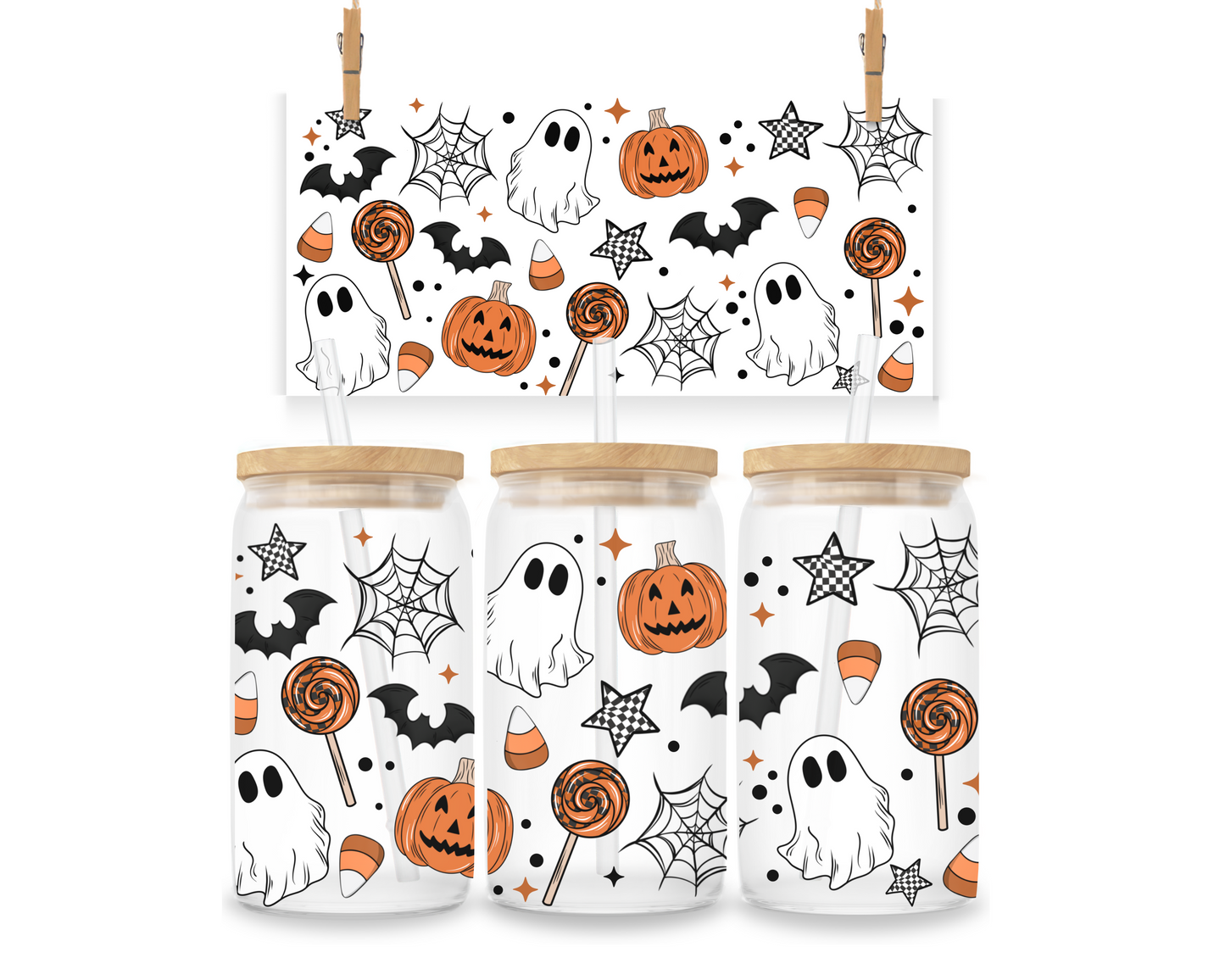 Gobelet - Halloween - Fantômes et sucreries