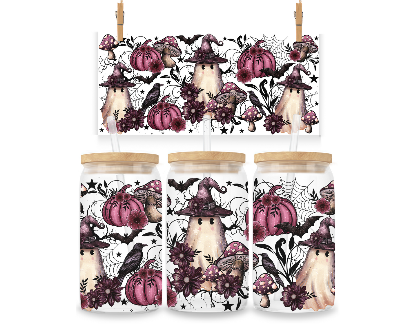 Gobelet - Halloween - Fantômes - Bourgogne