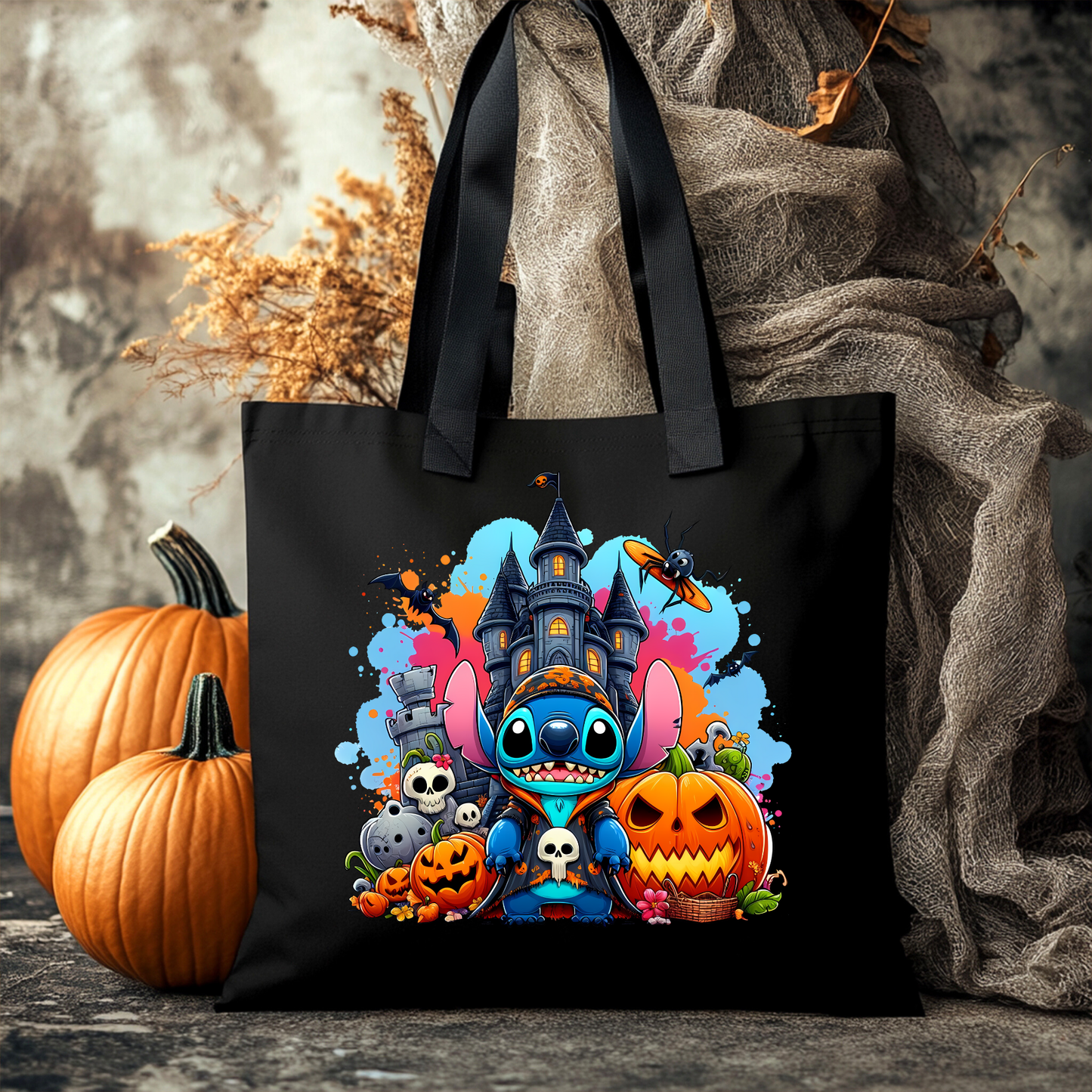 Sac d'Halloween réutilisable Stitch 2