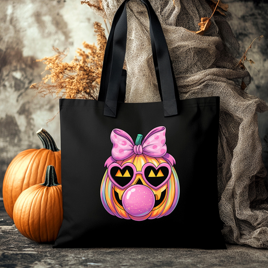Sac d'Halloween réutilisable Citrouille