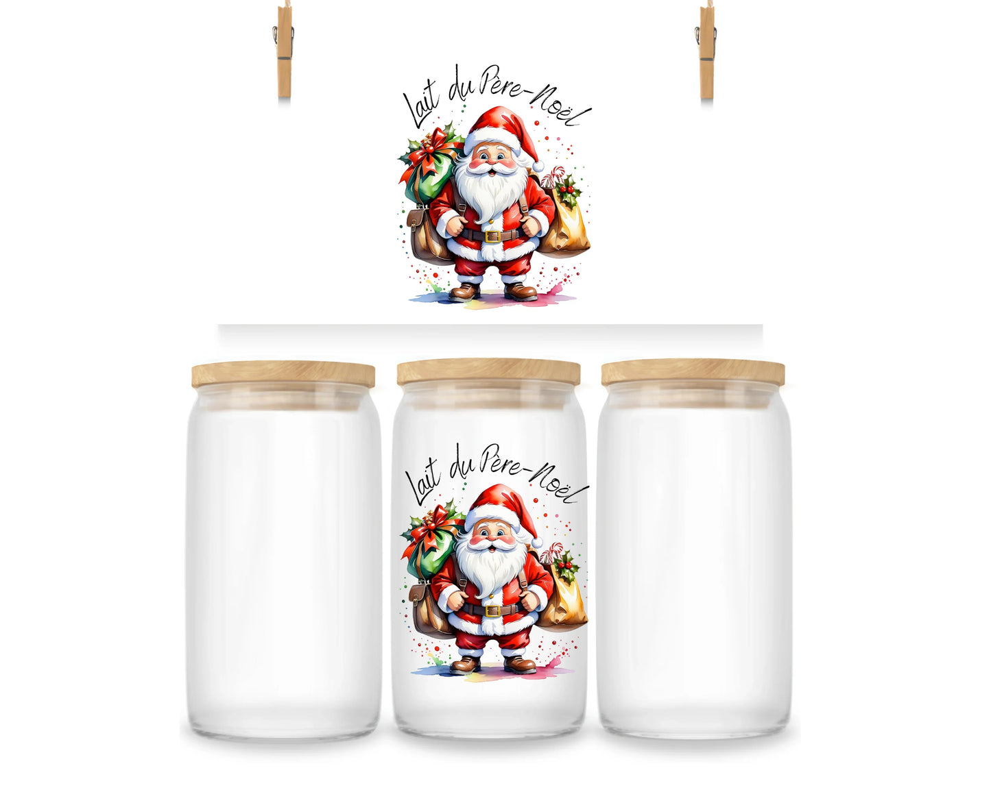 Gobelet -Lait pour le Père Noël