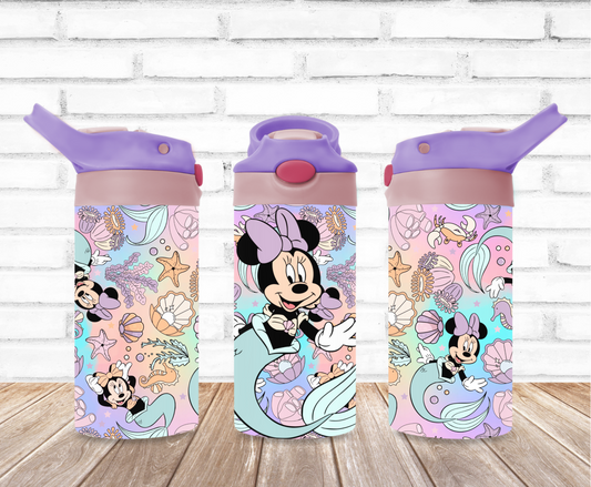 Bouteille d'eau 12 oz - Minie- Nom personnalisé