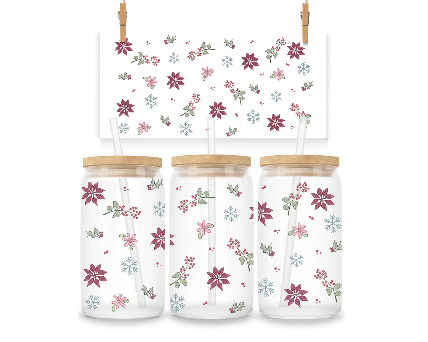 Gobelet - Fleurs d'hiver