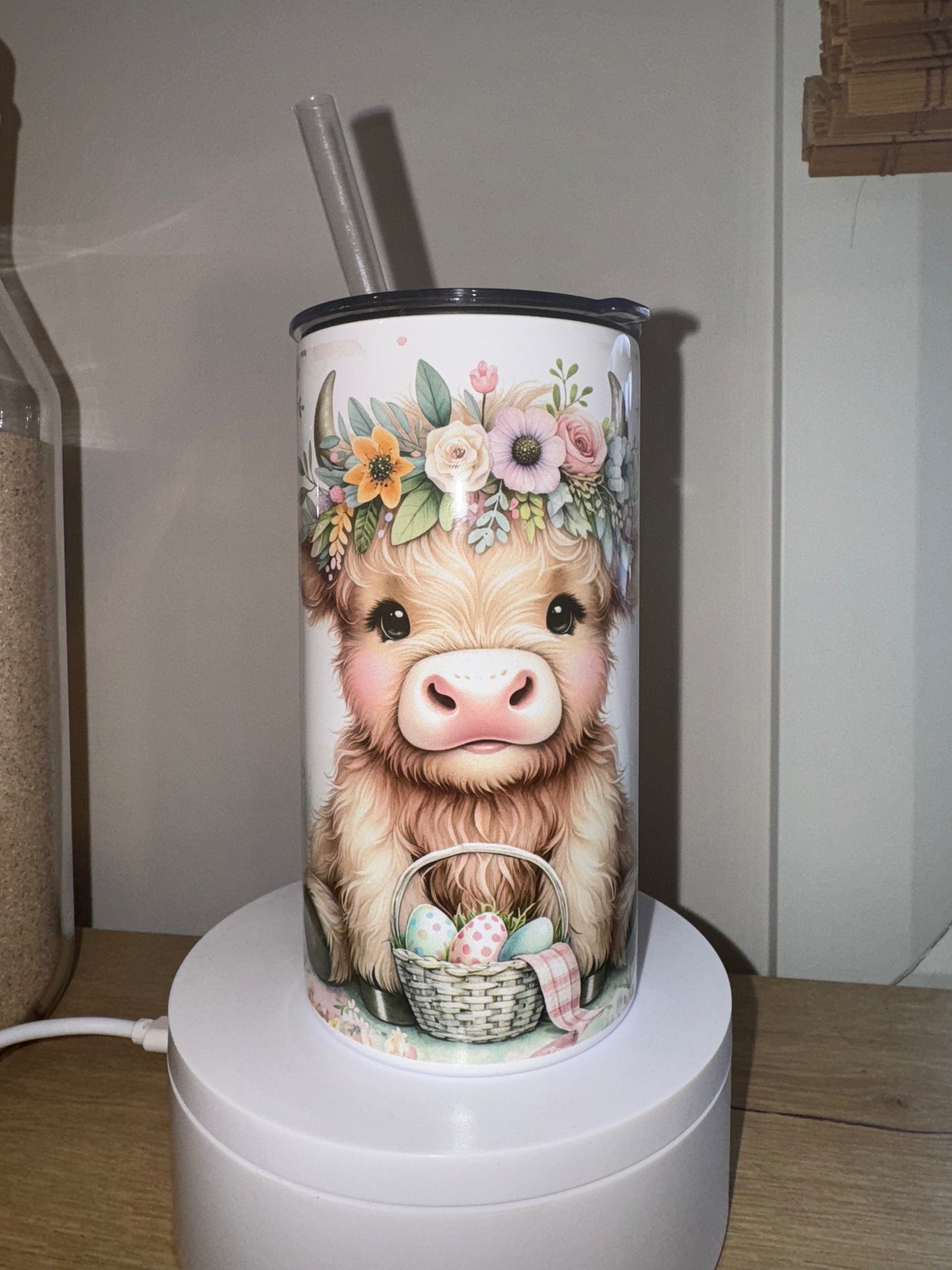 Gobelet évolutif - 12 oz - Petite vache - Pâques