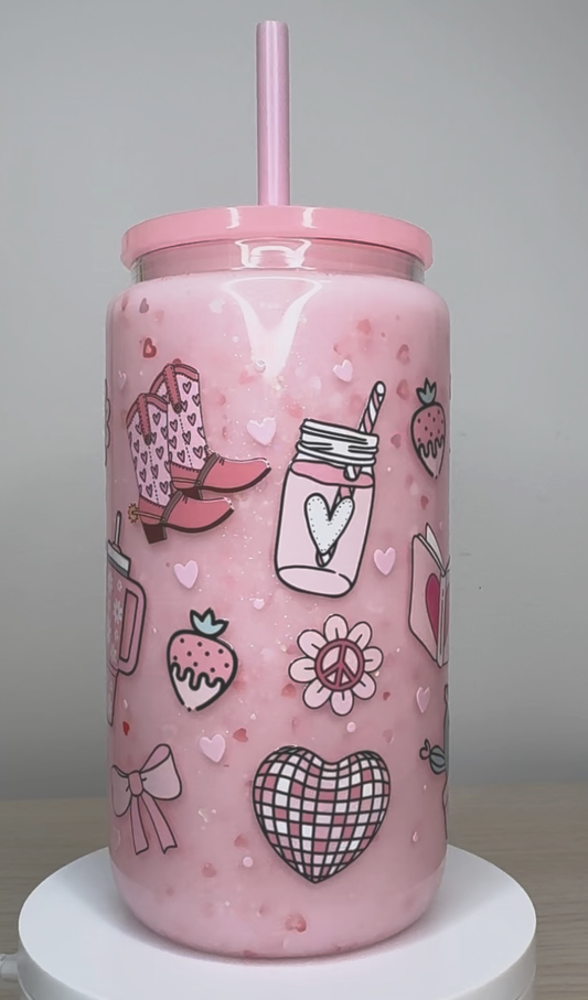 Gobelet - Saint-Valentin - Cowgirl