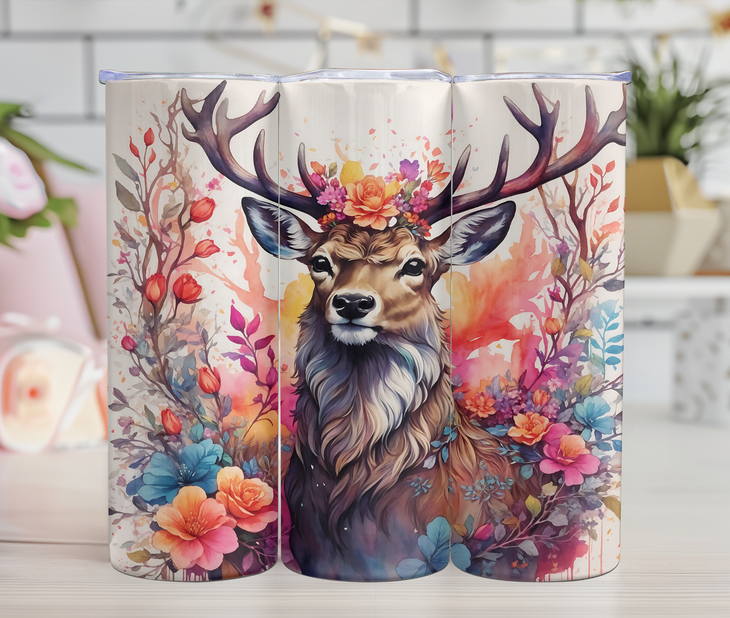 Thermos - Renne et Fleurs