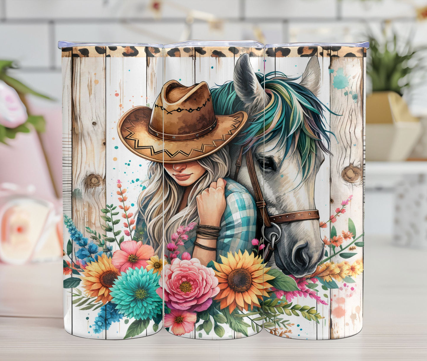 Thermos - Cheval et Cowgirl