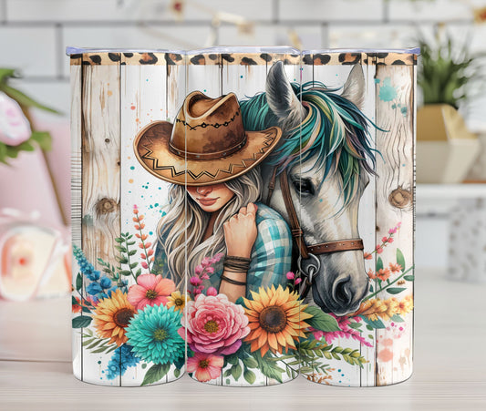 Thermos - Cheval et Cowgirl