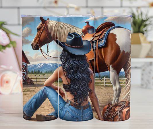 Thermos - Au coeur du ranch - Noir 2