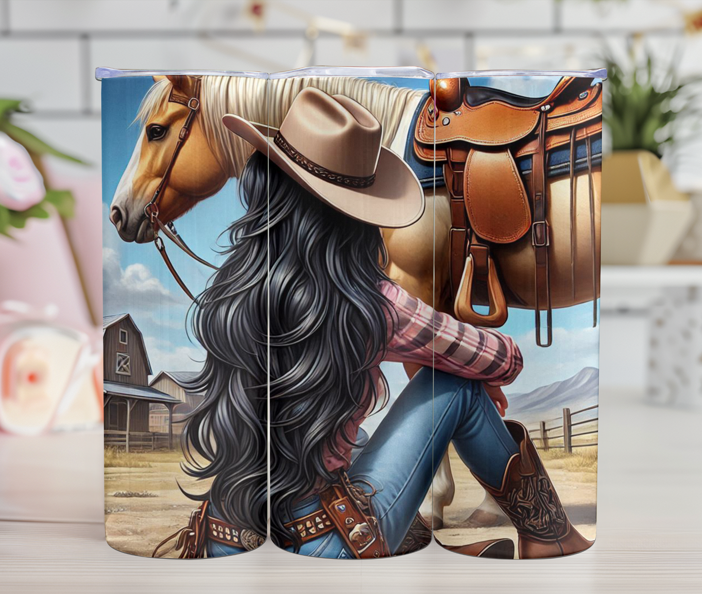 Thermos - Au coeur du ranch - Noir