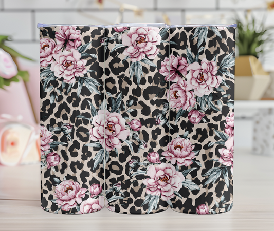 Thermos - Féline florale