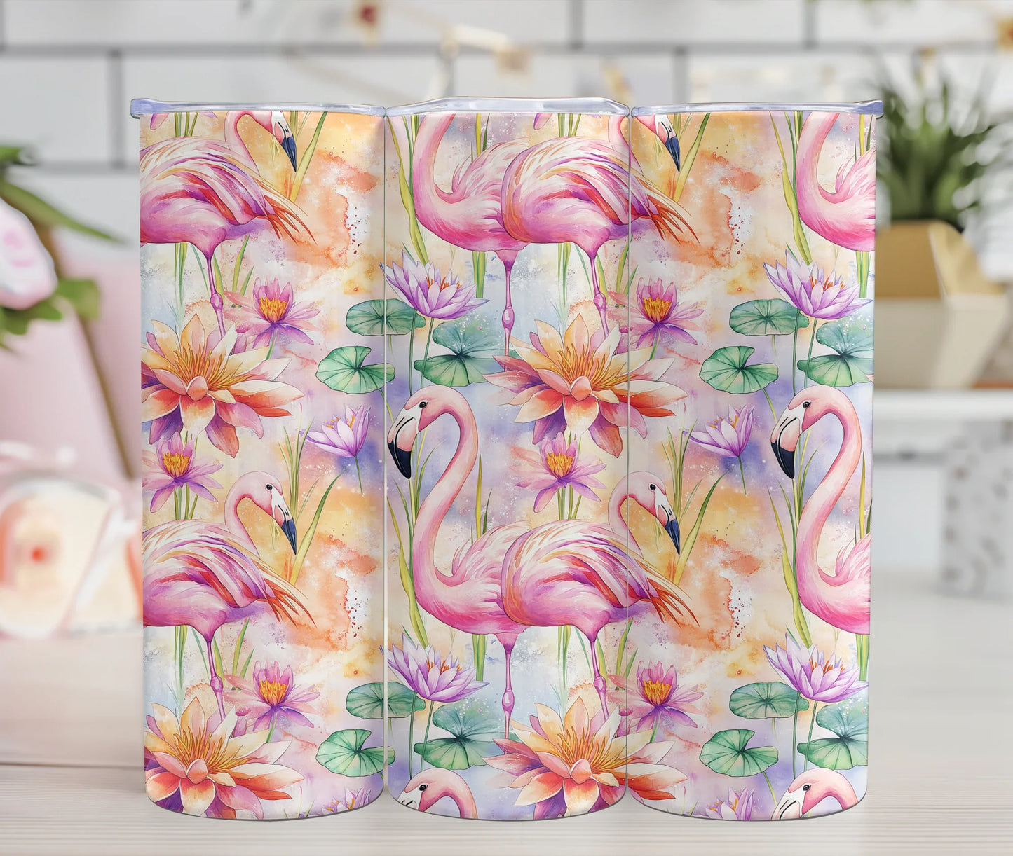 Thermos - Flamants