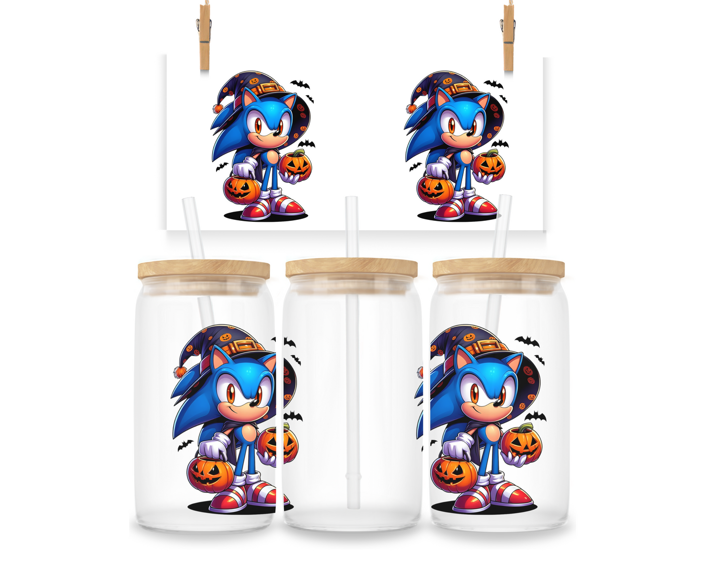 Gobelet - Halloween - Sonic