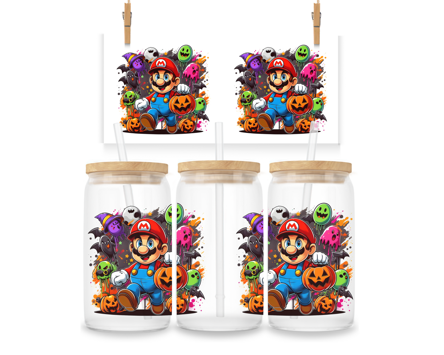 Gobelet - Halloween - Mario 3