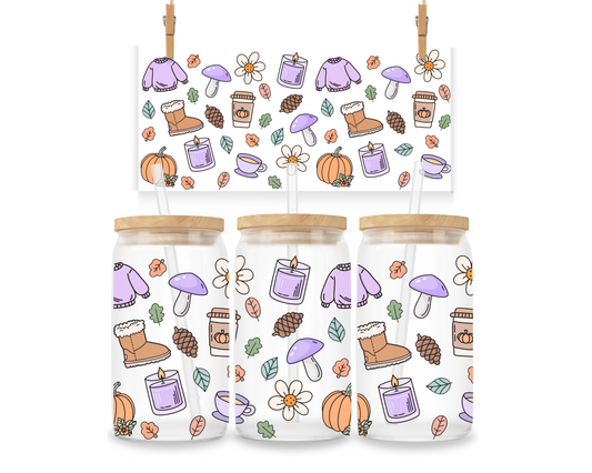 Gobelet - Automne Cozy - Mauve