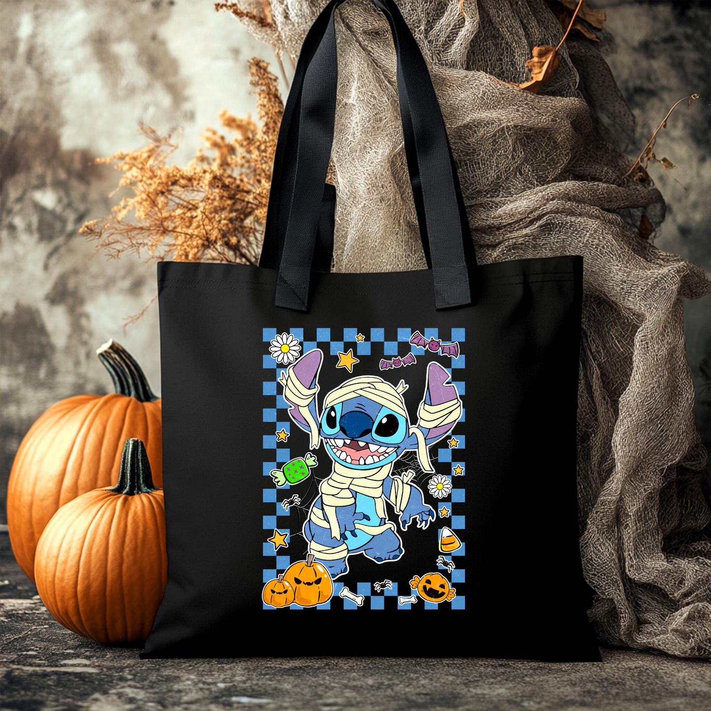 Sac d'Halloween réutilisable Stitch 7