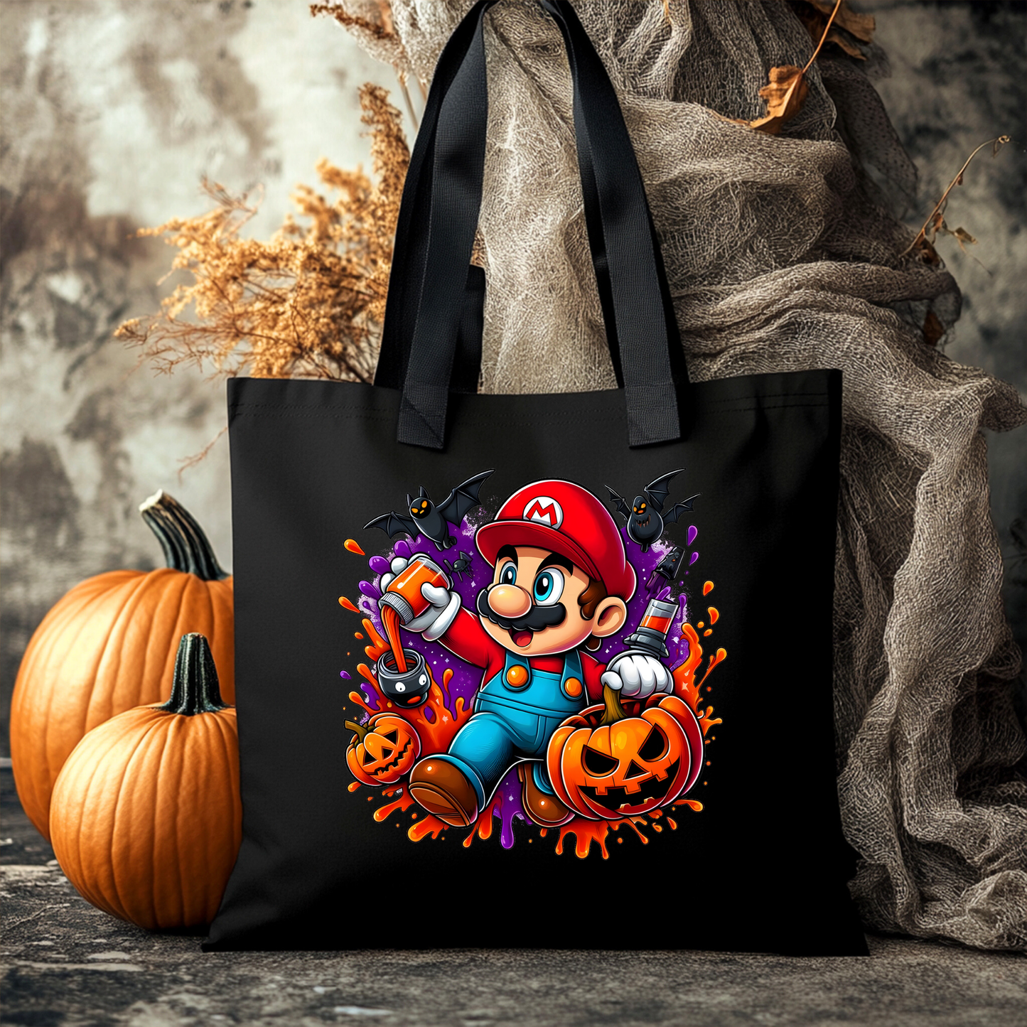 Sac d'Halloween réutilisable Mario 2