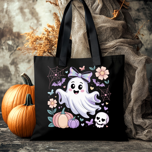 Sac d'Halloween réutilisable Petit fantôme 1