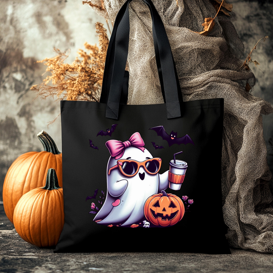 Sac d'Halloween réutilisable Petit fantôme 5