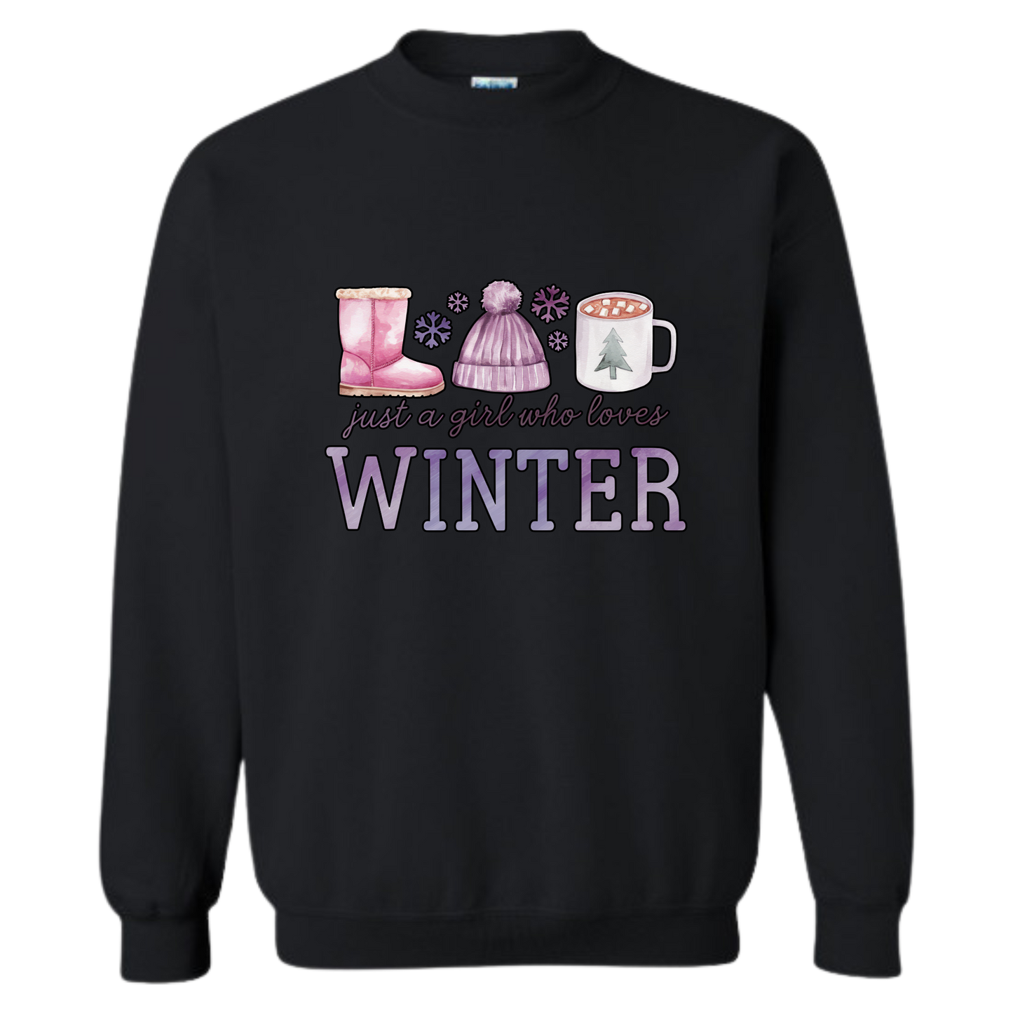 Crewneck - Girl Love Winter