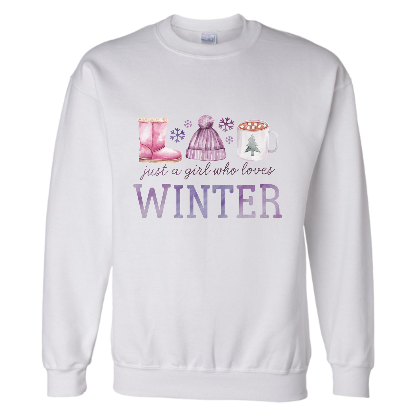 Crewneck - Girl Love Winter