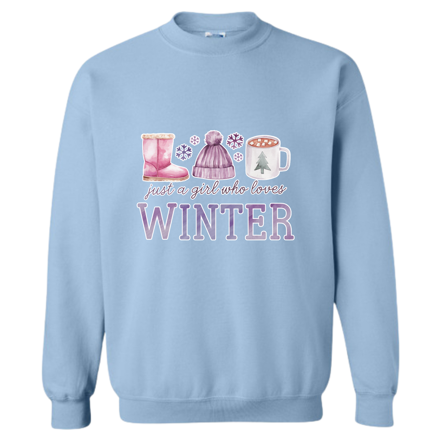 Crewneck - Girl Love Winter