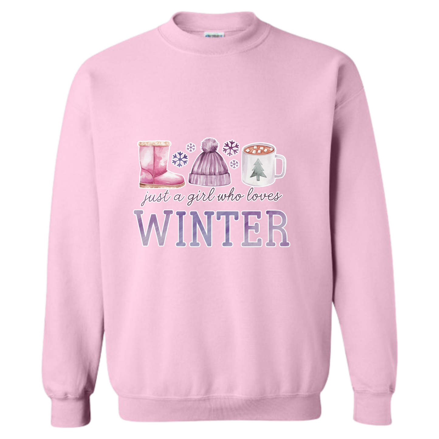 Crewneck - Girl Love Winter