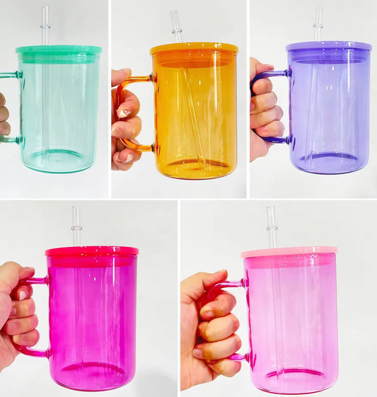 Tasses 15 oz en verre