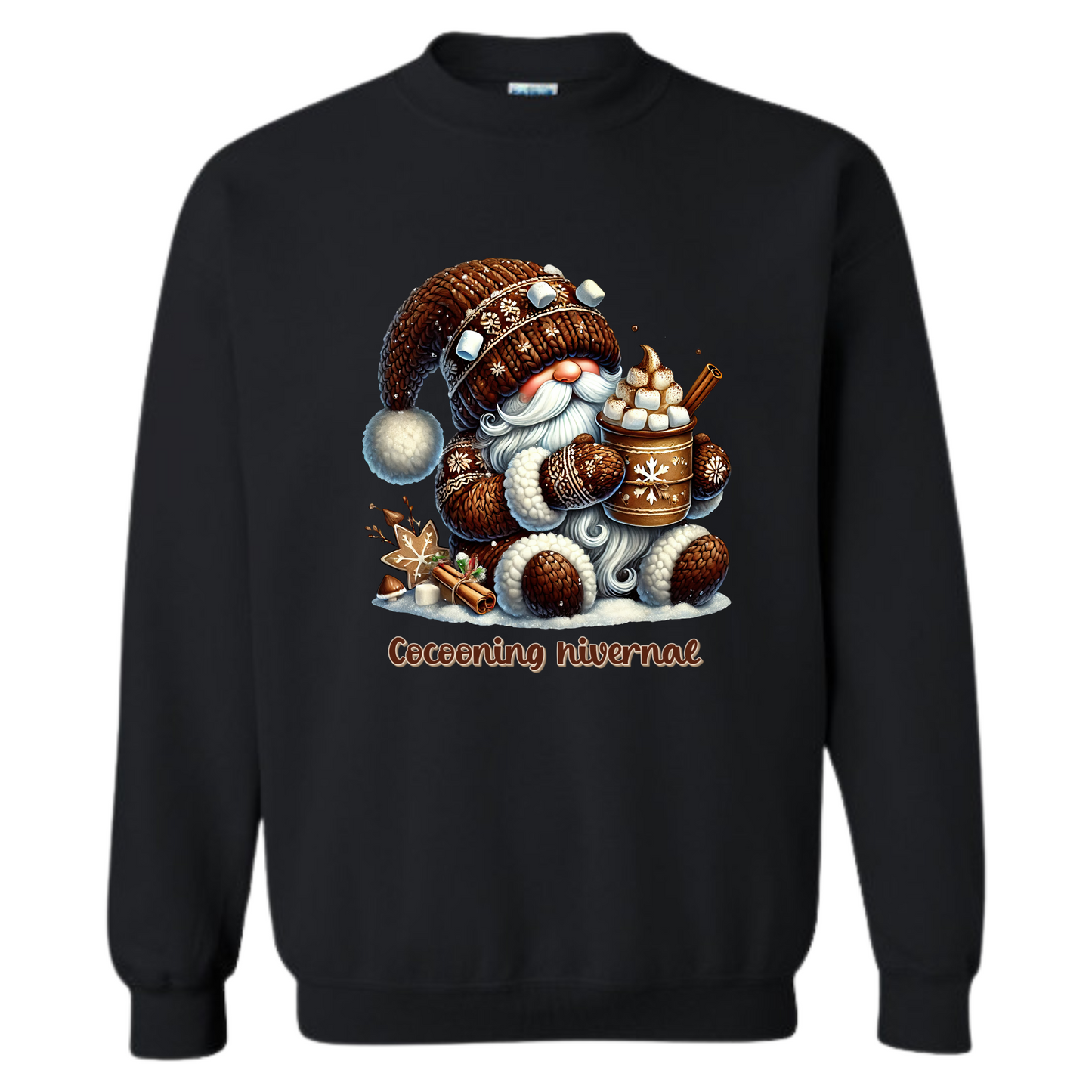 Crewneck - Gnome - Cocooning Hivernal