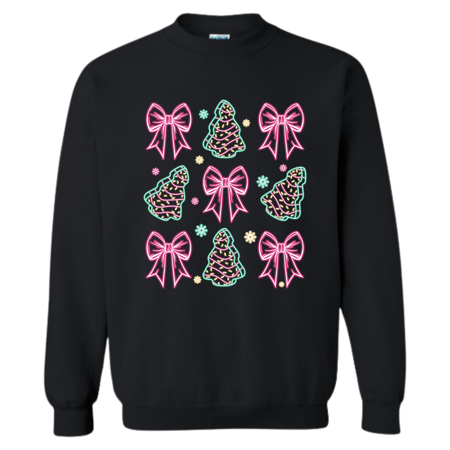 Crewneck - Néon - Sapins et Boucles