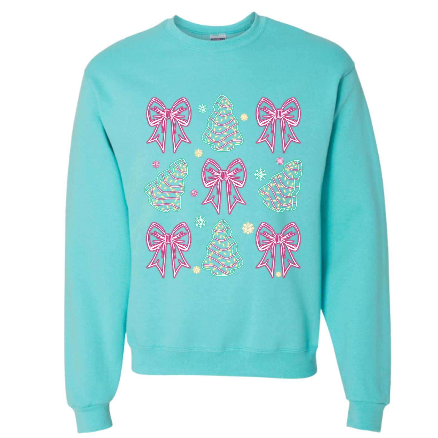 Crewneck - Néon - Sapins et Boucles