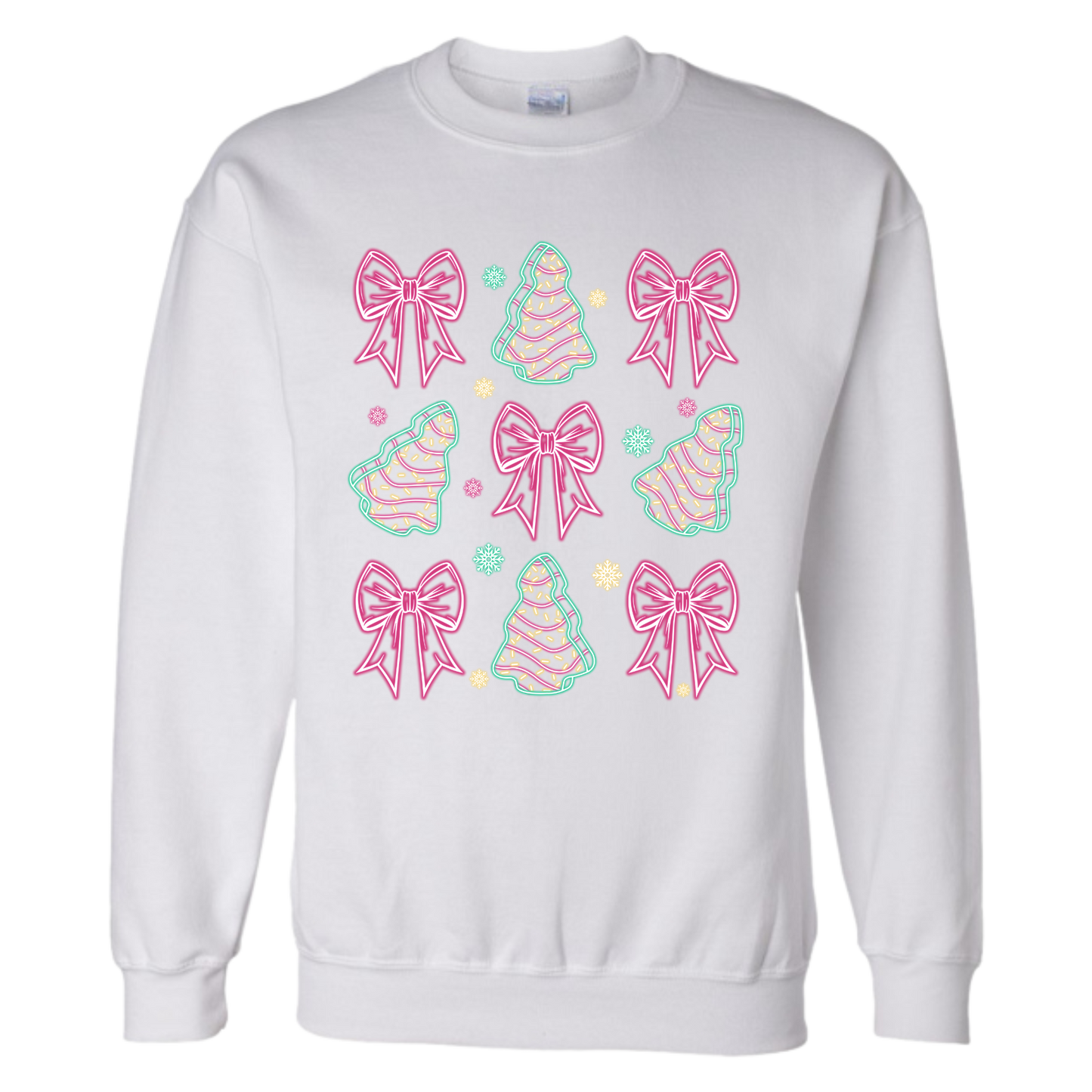 Crewneck - Néon - Sapins et Boucles