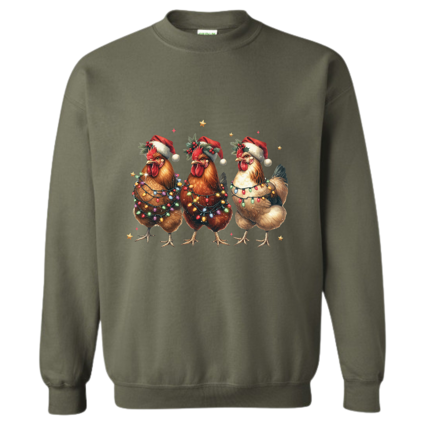 Crewneck - Poules - Noël