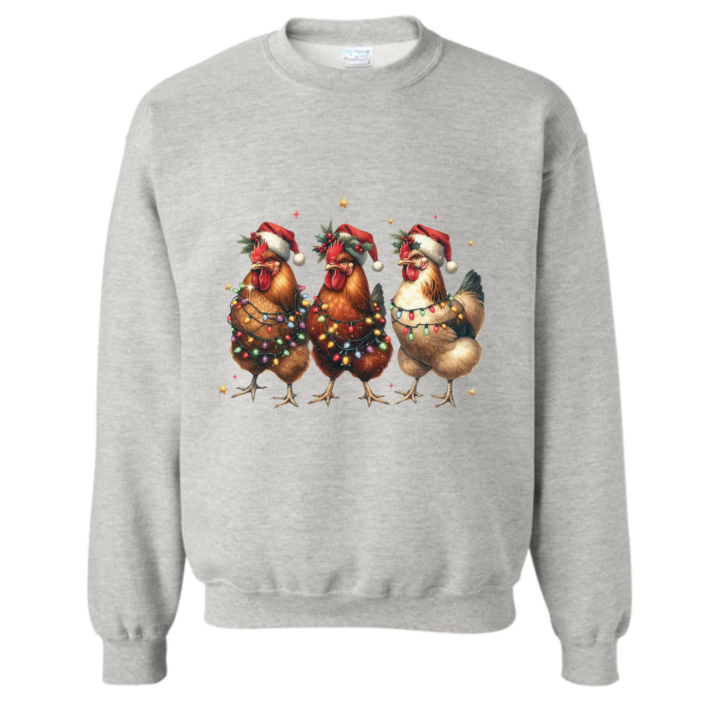 Crewneck - Poules - Noël