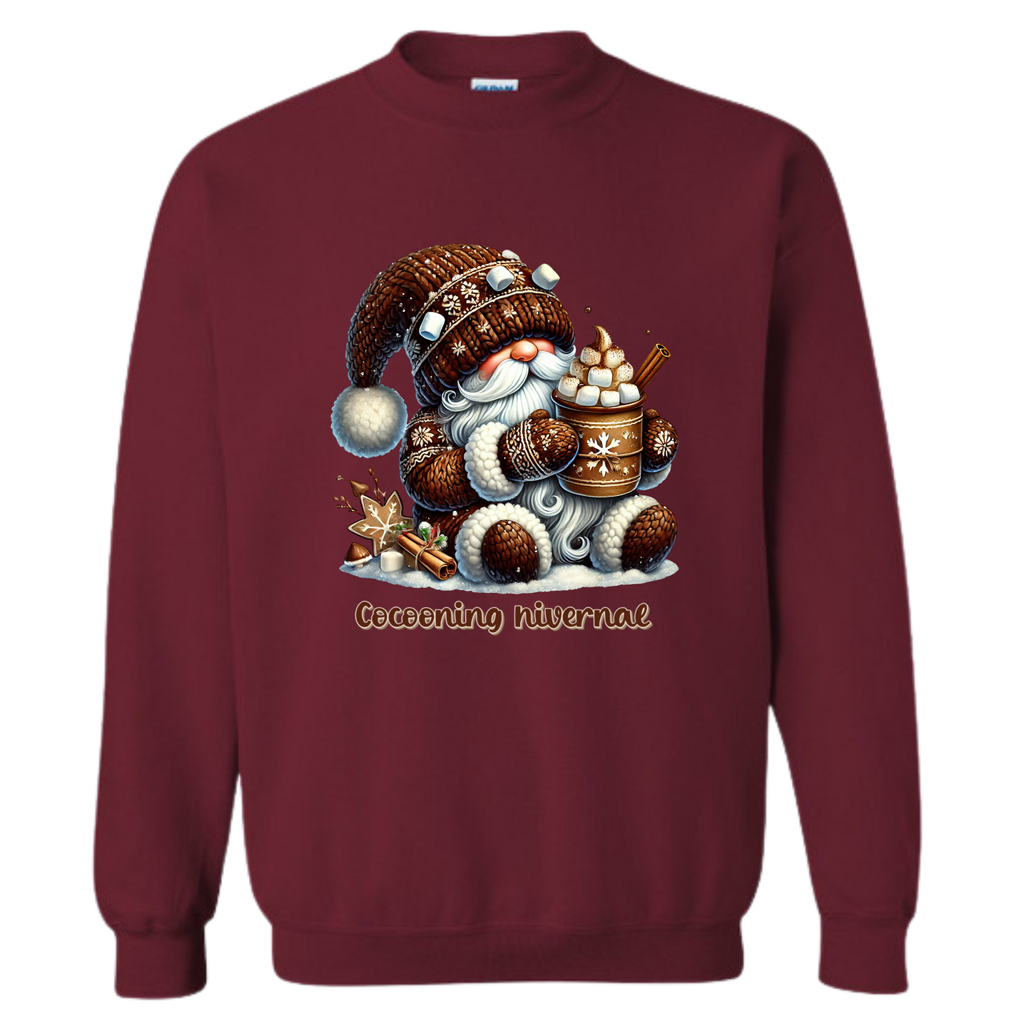 Crewneck - Gnome - Cocooning Hivernal