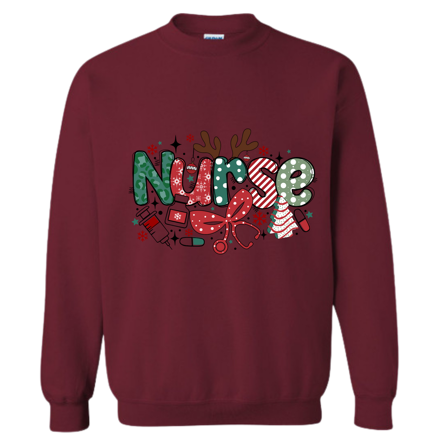 Crewneck - Noël - Nurse