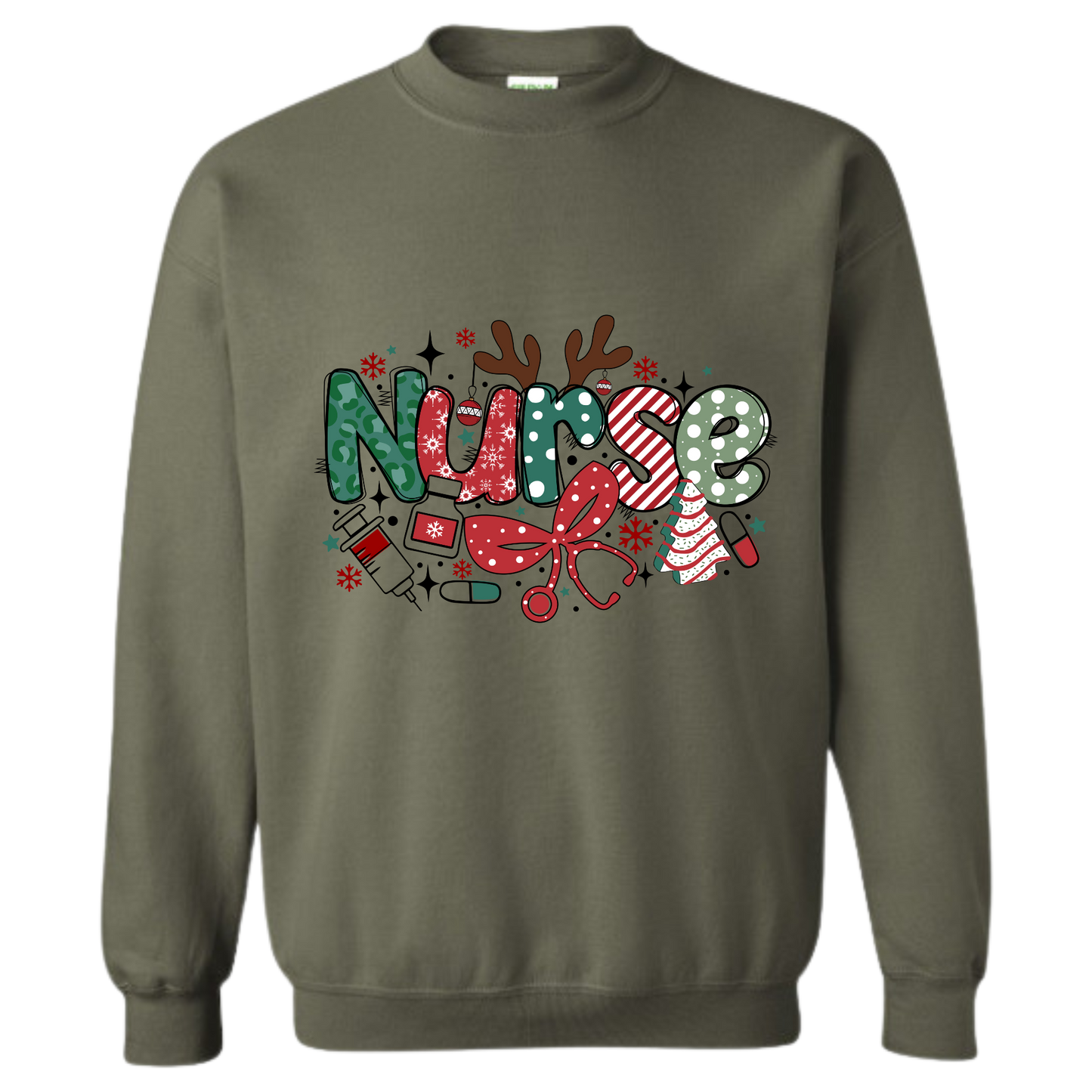 Crewneck - Noël - Nurse