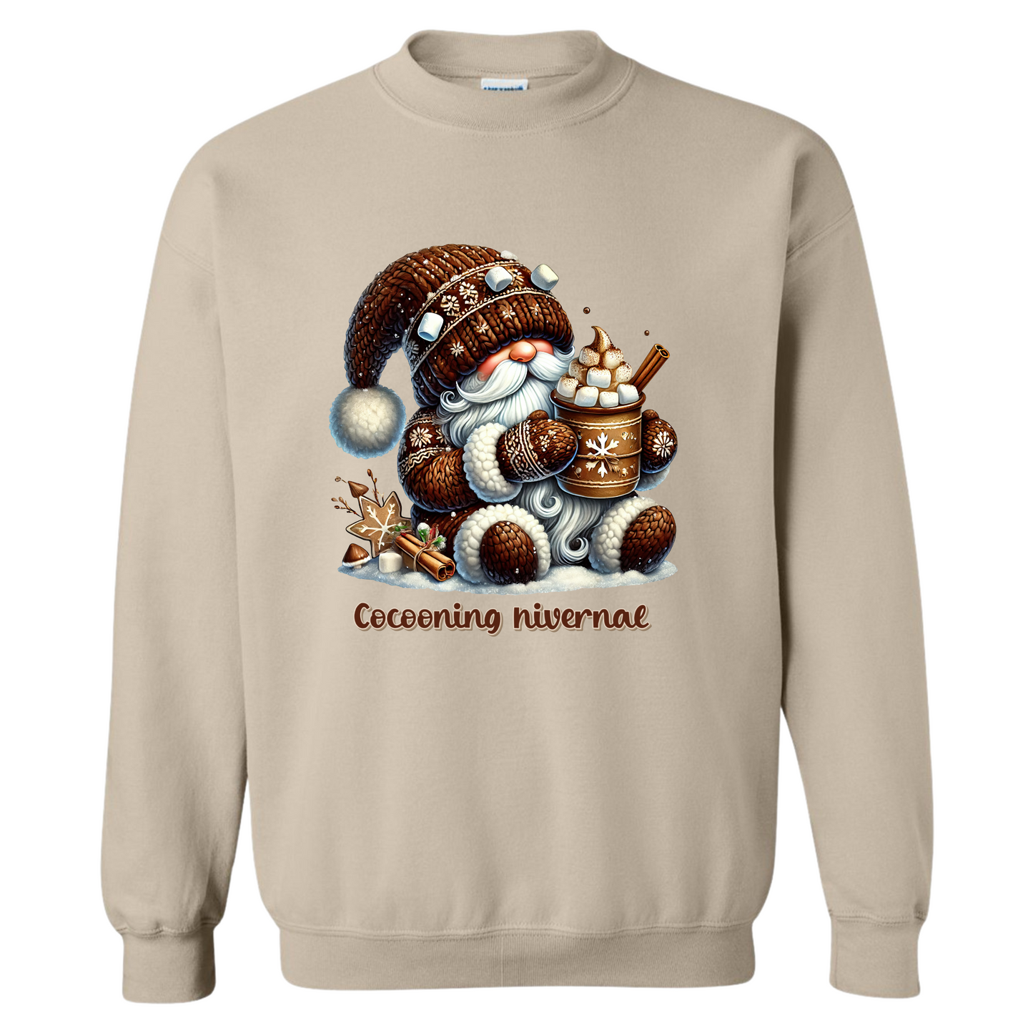 Crewneck - Gnome - Cocooning Hivernal