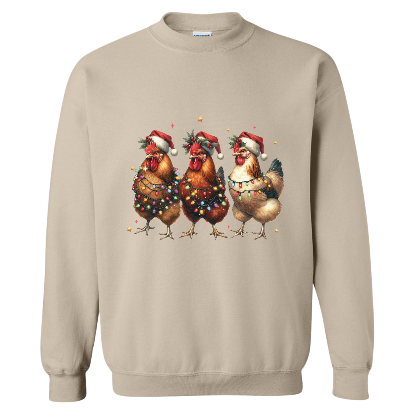 Crewneck - Poules - Noël