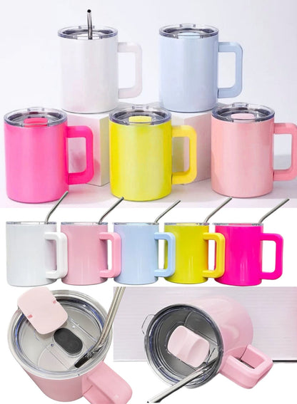 Tasse Acier inoxydable 12 oz - Fleurie