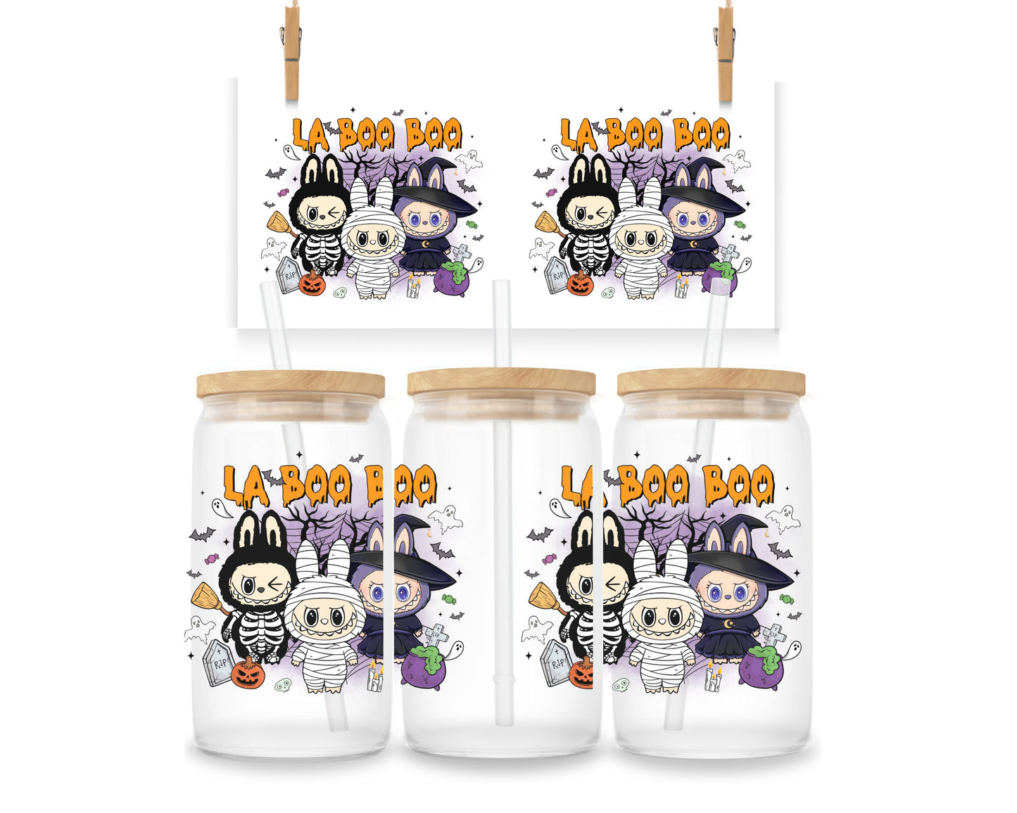 Gobelet - Halloween - Labubu 3