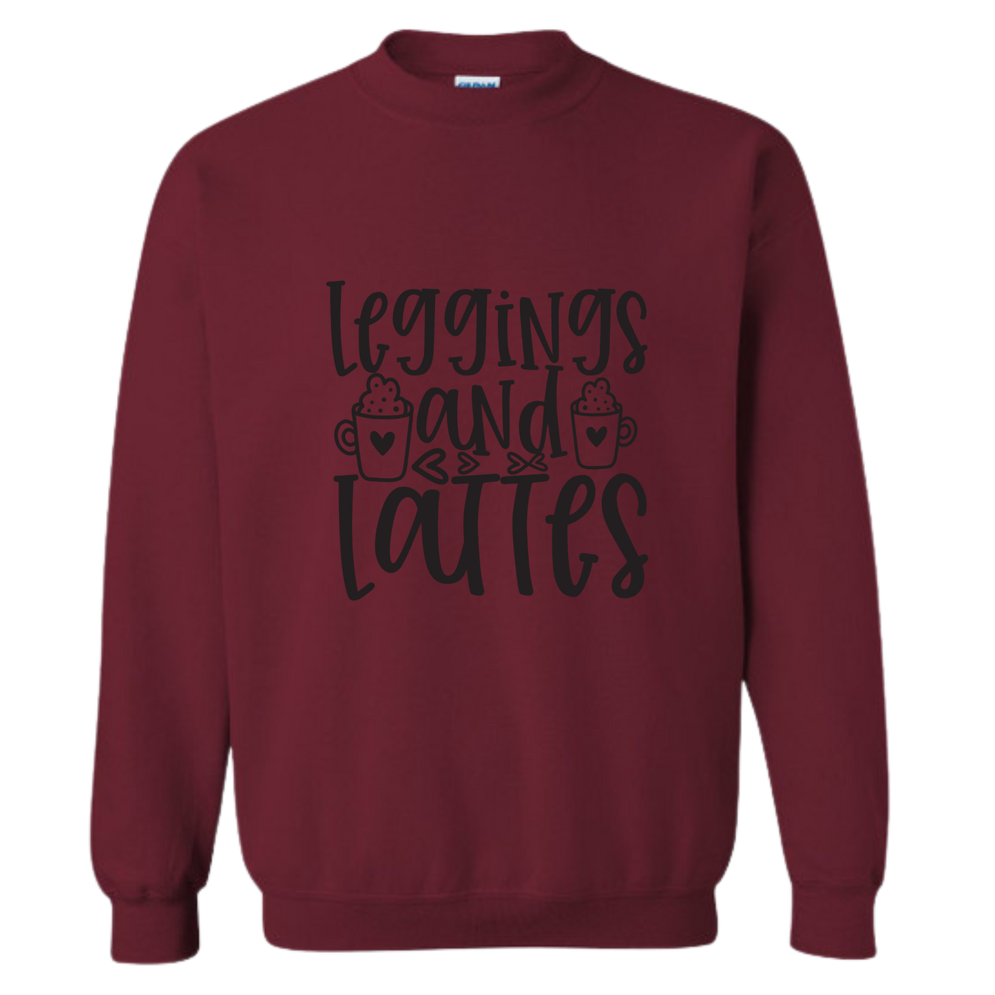 Crewneck - Leggings and Lattes