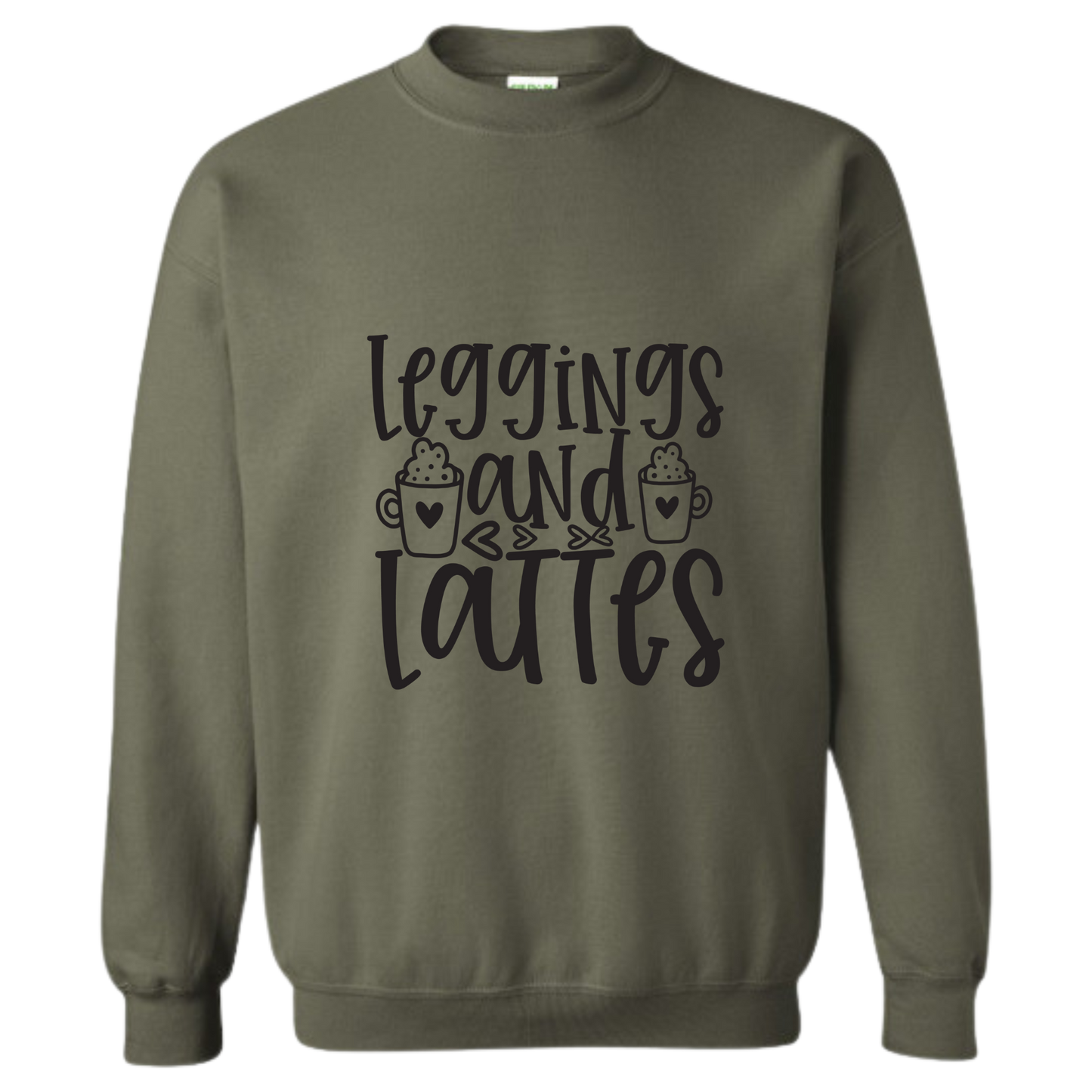 Crewneck - Leggings and Lattes