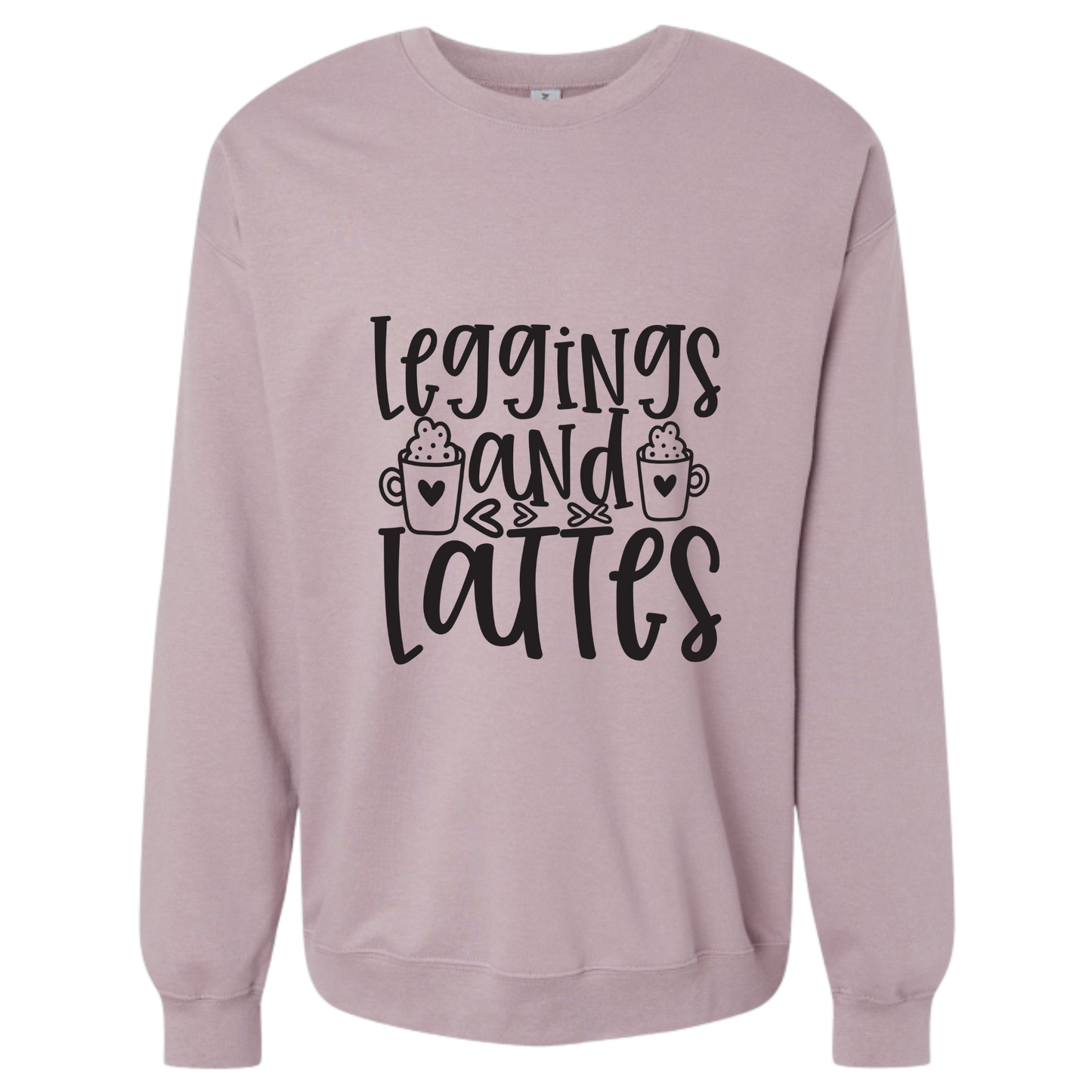 Crewneck - Leggings and Lattes